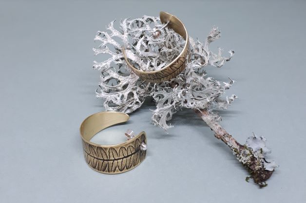 Créoles empreinte de fougère